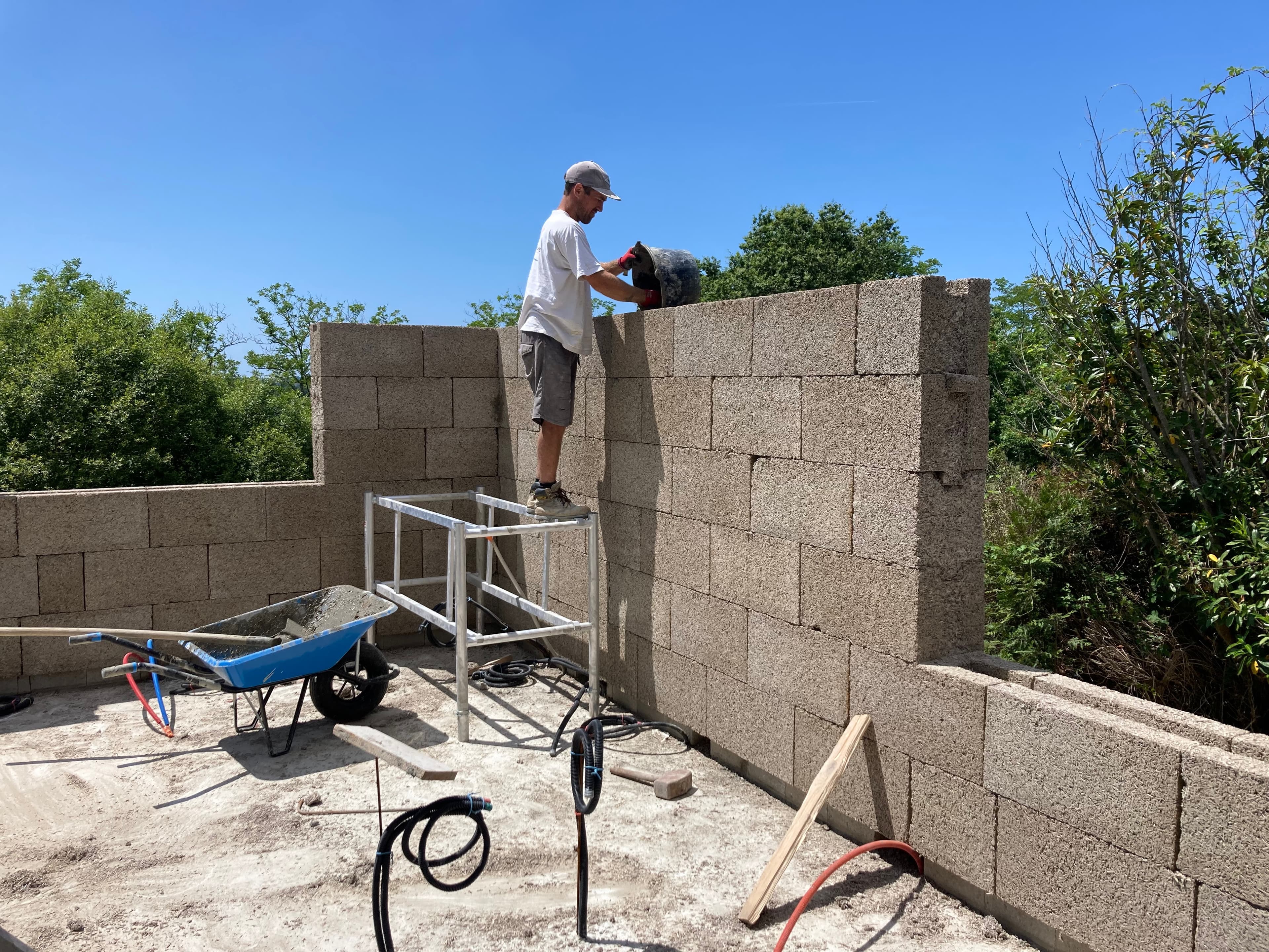 Extension en briques de chanvre Biosys
