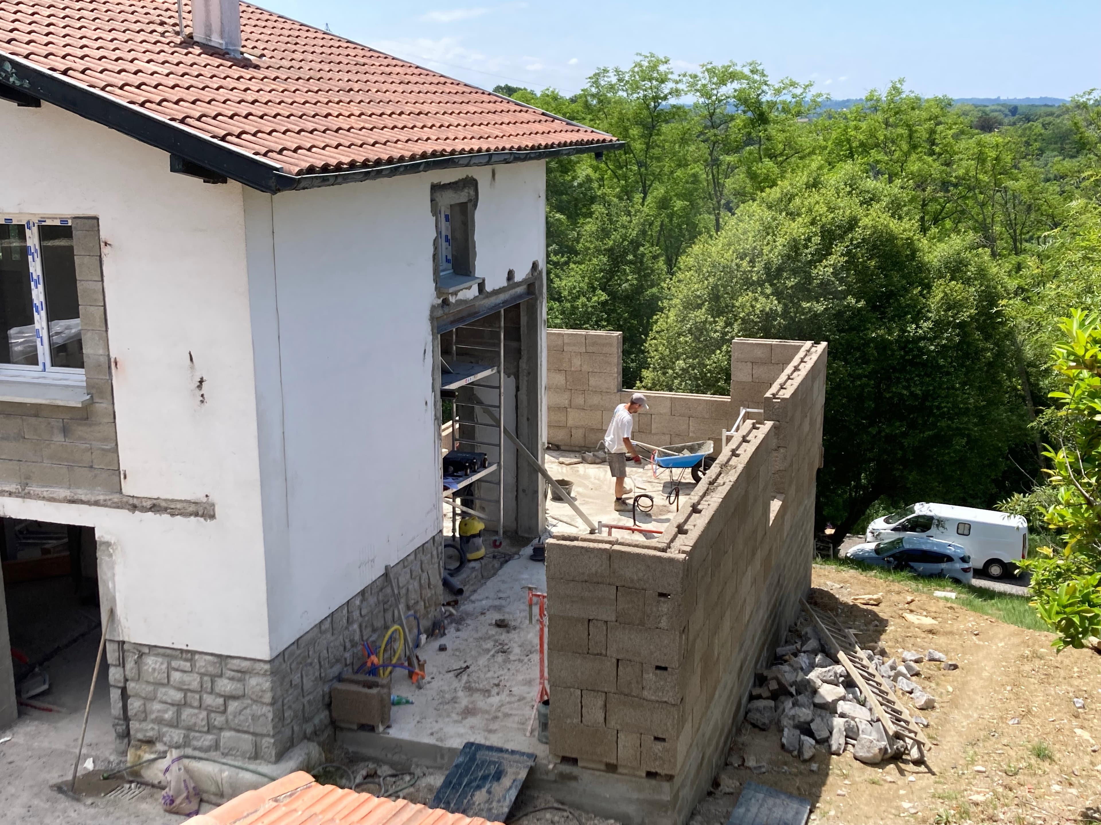 Extension en briques de chanvre Biosys